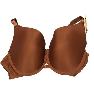 NWT Tshirt Bra 42C Padded Underwire Brown Adjustable Straps No Boundaries
